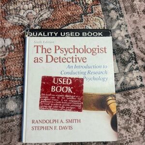 The Psychologist as Detective Book